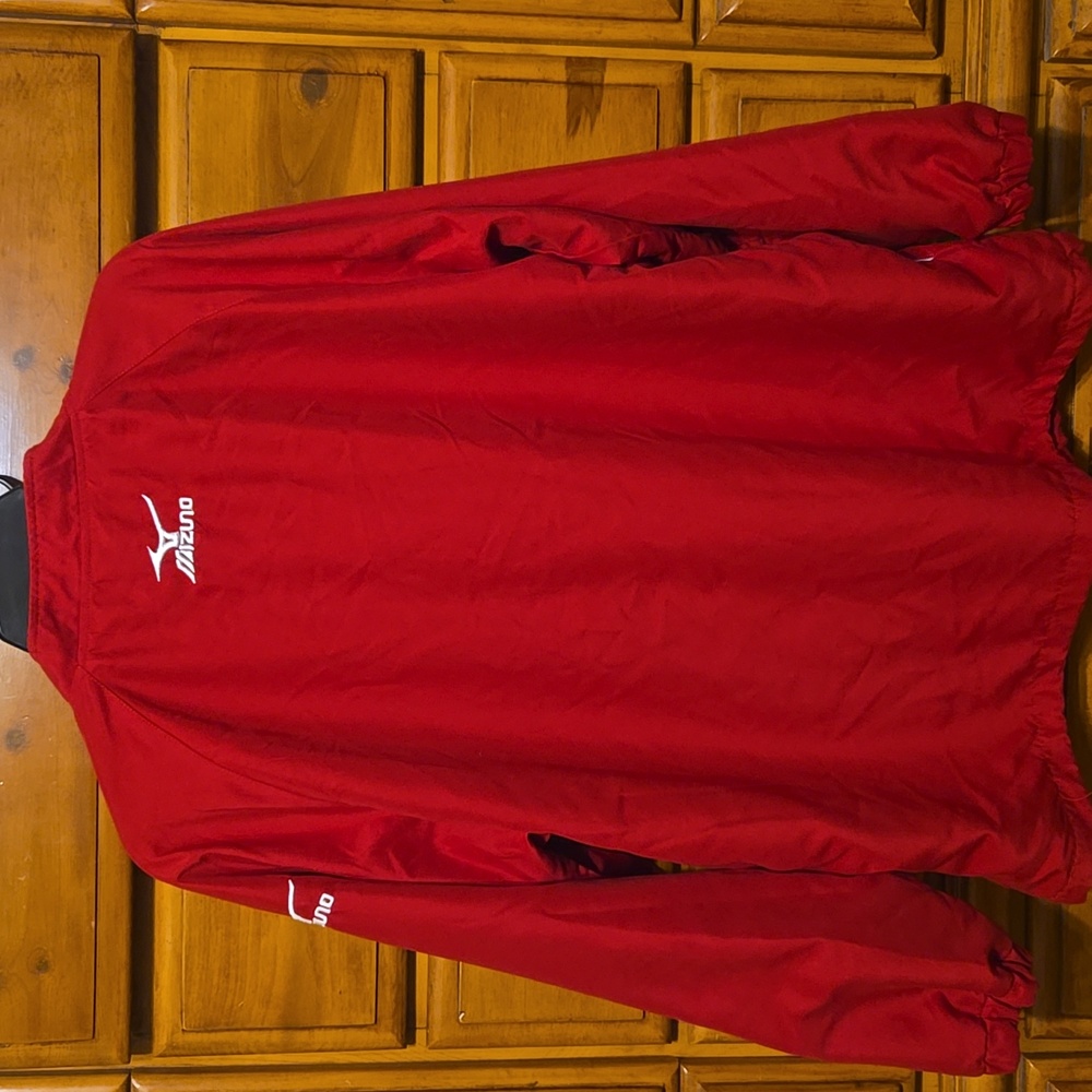 Mizuno Baseball Windlite water resistant 1/4 zip pullover jacket - Picture 2 of 9